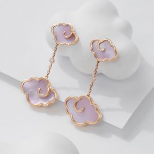 FROST DIAM Auspicious Cloud 18K Gold Diamond Earrings