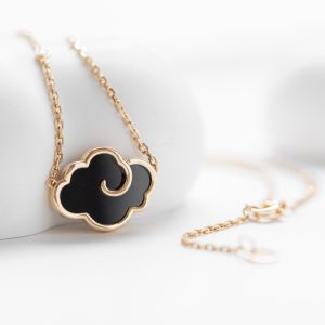 FROST DIAM Auspicious Cloud 18K Gold Diamond Necklace