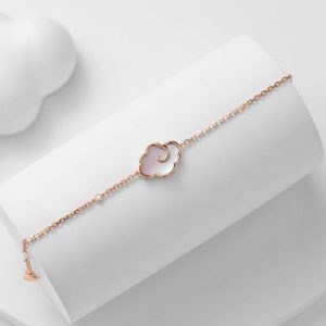 FROST DIAM Auspicious Cloud 18K Gold Diamond Bracelets