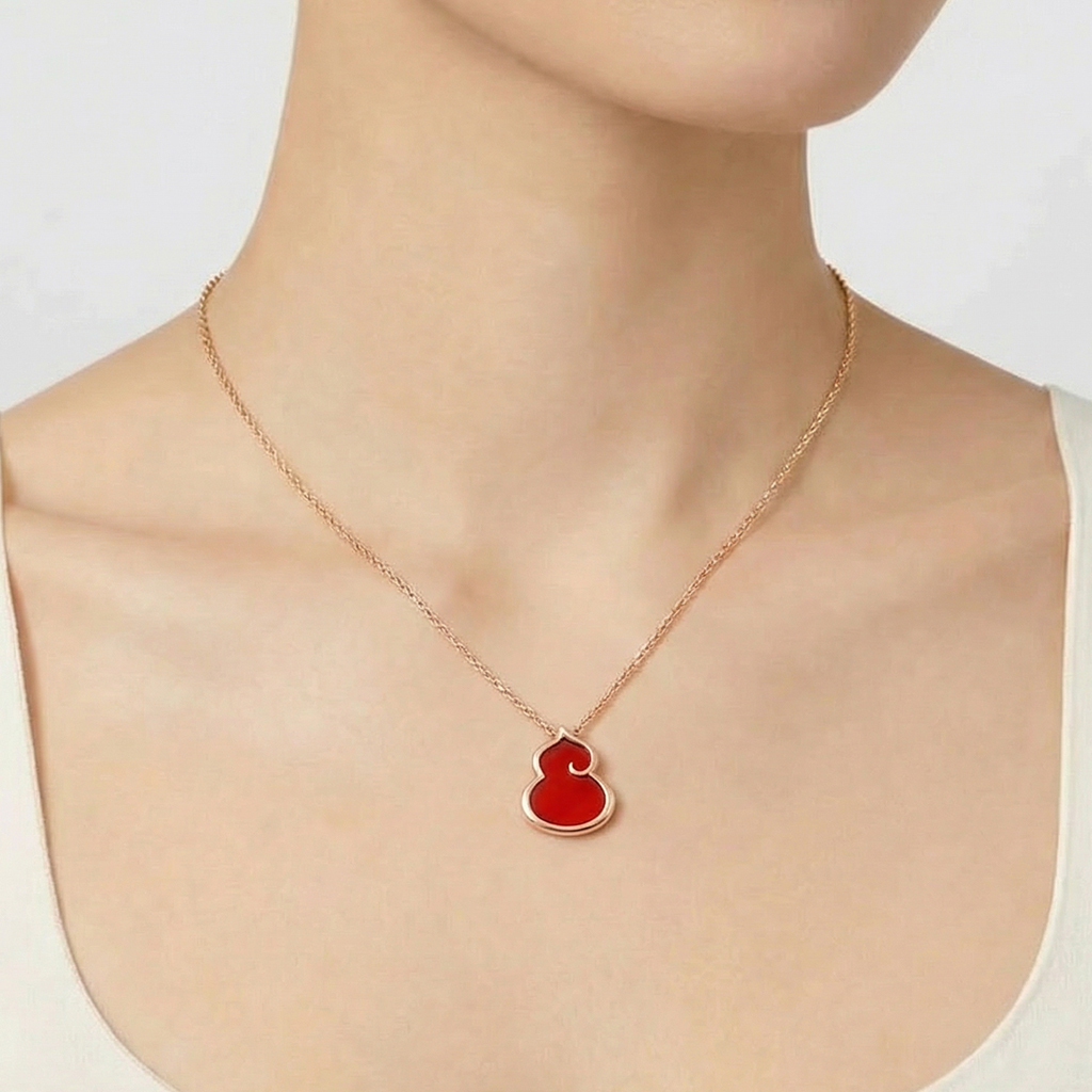 FROST DIAM Calabash 18K Gold Diamond Necklace - Image 5