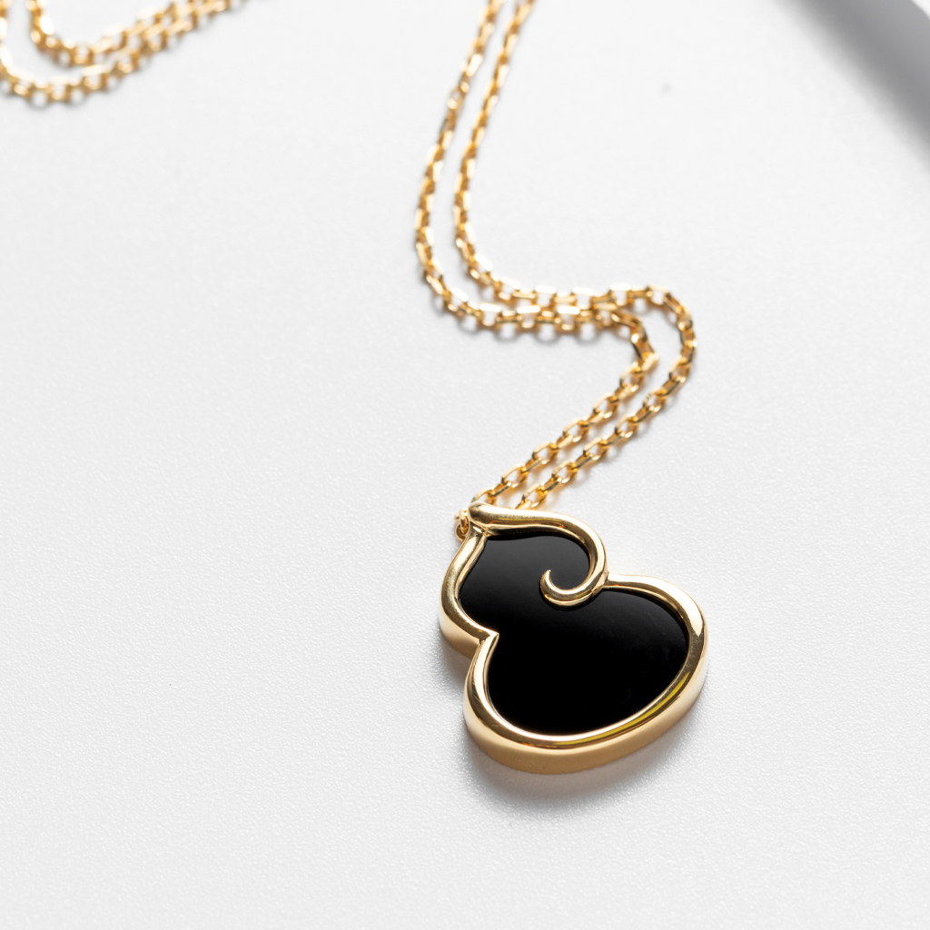 FROST DIAM Calabash 18K Gold Diamond Necklace - Image 2