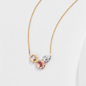 FROST DIAM Gear 18K Diamond Necklace