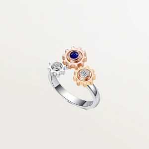 FROST DIAM Gear 18K Diamond Ring