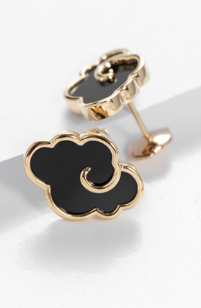 FROST DIAM Auspicious Cloud 18K earing